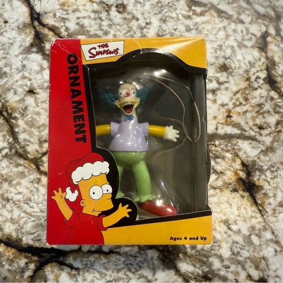 The Simpsons Krusty the Clown Ornament. New in Box - Picture 6 of 10
